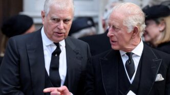 Príncipe Andrew e Jeffrey Epstein — foto ilustrativa