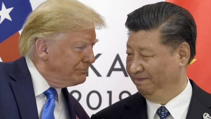 China reage a ameaça de tarifa de Trump — foto ilustrativa