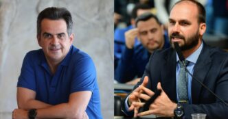 Ciro Nogueira e Eduardo Bolsonaro — foto ilustrativa