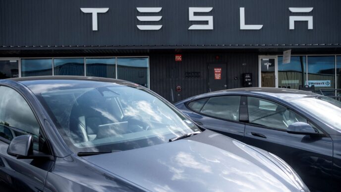 Lucro da Tesla — foto ilustrativa