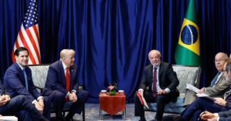 Lula e Trump — foto ilustrativa