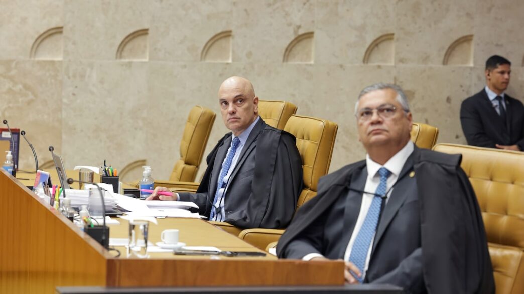 Alexandre de Moraes investiga críticas a Flávio Dino — foto ilustrativa