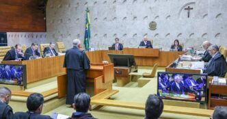 ministros STF votam em questões trabalhistas — foto ilustrativa