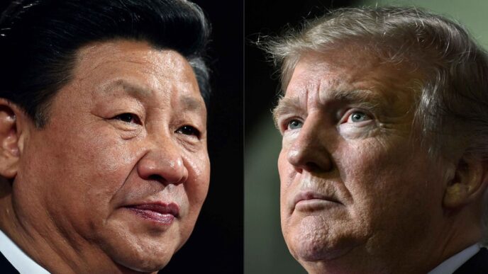 negociações comerciais China EUA — foto ilustrativa