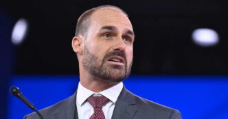 Eduardo Bolsonaro desesperado — foto ilustrativa