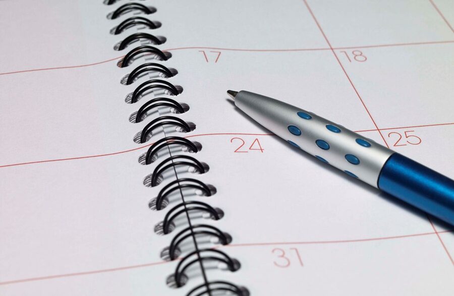 Calendário econômico — foto ilustrativa