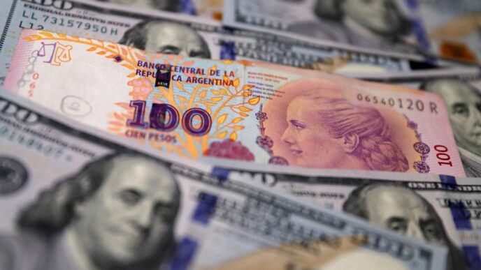 Peso argentino — foto ilustrativa