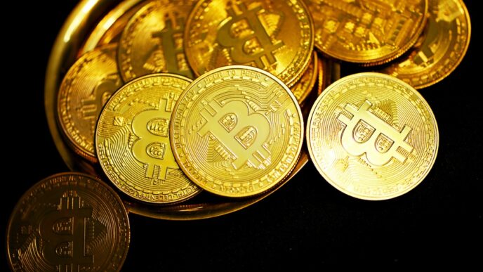 Bitcoin sobe levemente — foto ilustrativa