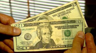 Dólar em queda — foto ilustrativa
