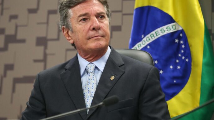 Fernando Collor tornozeleira eletrônica — foto ilustrativa