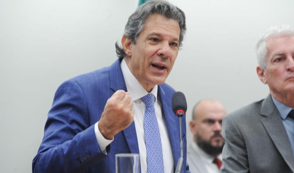 Fernando Haddad Tarcísio Faria Lima — foto ilustrativa