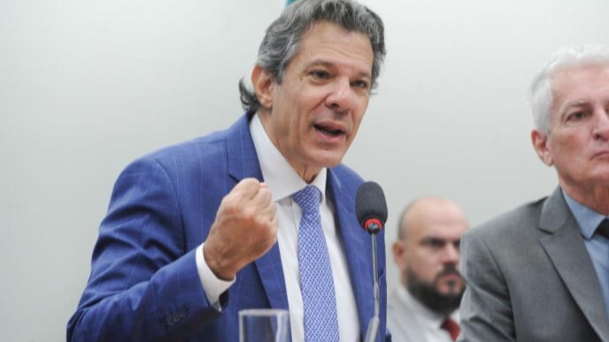 Fernando Haddad Tarcísio Faria Lima — foto ilustrativa