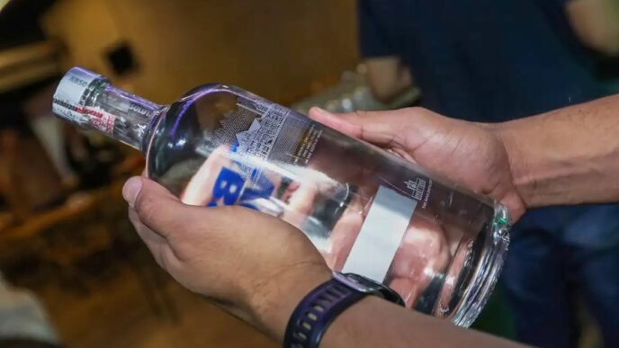 metanol em bebidas falsificadas — foto ilustrativa