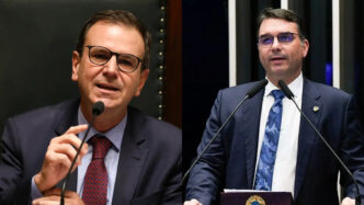 Flávio Bolsonaro critica Eduardo Paes — foto ilustrativa