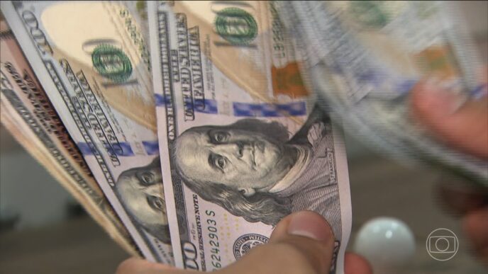 Dólar e cenário político — foto ilustrativa