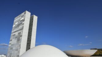 Congresso Nacional em Brasília, sede da Câmara dos Deputados onde se discute a reforma eleitoral com voto distrital misto.