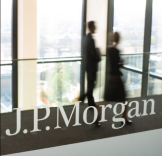 Gráfico do lucro do J.P. Morgan no terceiro trimestre de 2025, destacando o aumento de 12%.