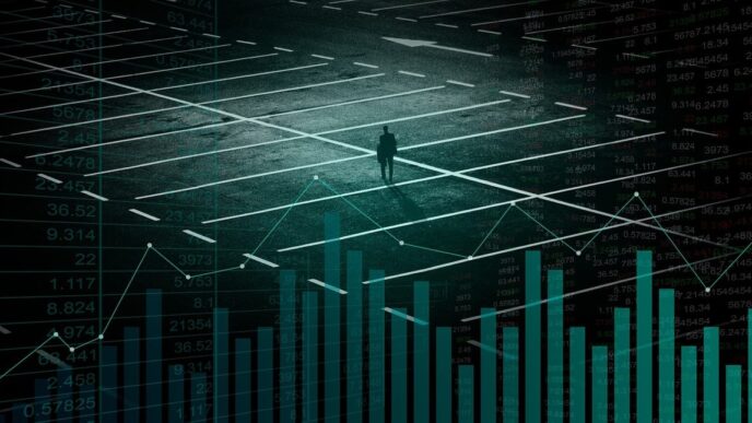 Gráfico de juros futuros com taxas percentuais em alta e baixa, destacando a volatilidade.