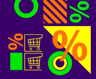 Gráfico ilustrativo de taxas de juros futuras em queda.