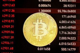 Bitcoin e criptos derretem — foto ilustrativa
