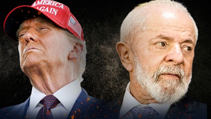 Trump e Lula reunião tarifaço — foto ilustrativa