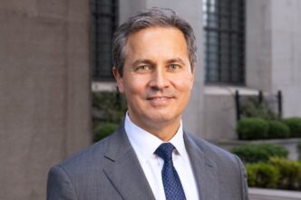 Alberto Musalem, presidente do Fed de St. Louis, em pronunciamento sobre a política monetária dos EUA.