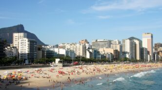 Obra no Leblon — foto ilustrativa