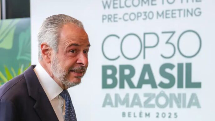 Presidente da COP30 — foto ilustrativa