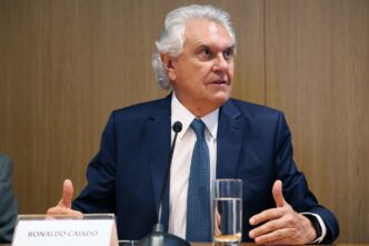 Ronaldo Caiado, governador de Goiás, em declaração sobre a crise no União Brasil. Ele critica a postura de Celso Sabino.