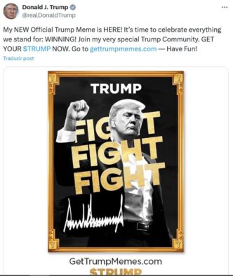 memecoin de Trump — foto ilustrativa