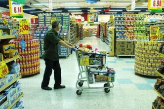Consumo em supermercados — foto ilustrativa
