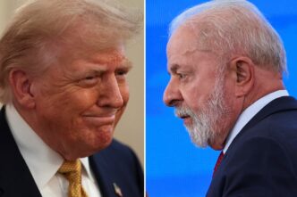 Lula e Trump — foto ilustrativa