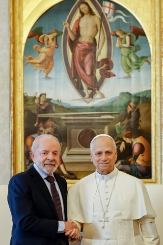 Lula encontra Papa Leão XIV — foto ilustrativa