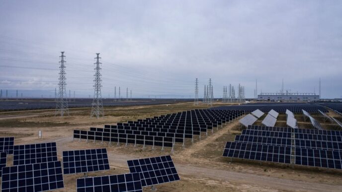 Ações de energia China IA — foto ilustrativa