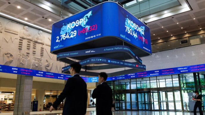 Kospi e IA com Nvidia — foto ilustrativa