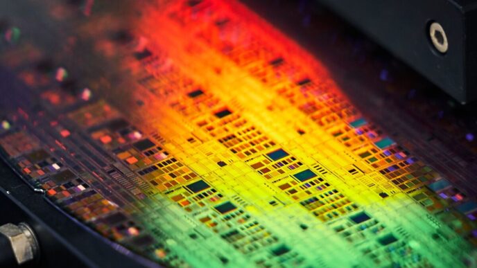 demanda por chips de IA — foto ilustrativa
