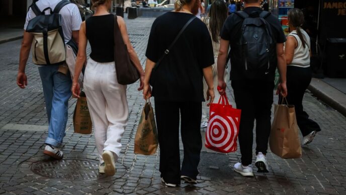 sentimento do consumidor americano — foto ilustrativa