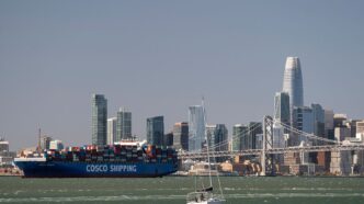 taxas portuárias China — foto ilustrativa