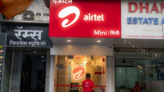 Lucro da Bharti Airtel — foto ilustrativa