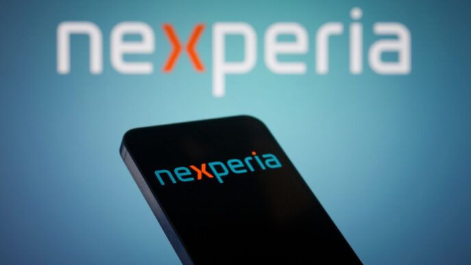 Nexperia China estoque de chips — foto ilustrativa