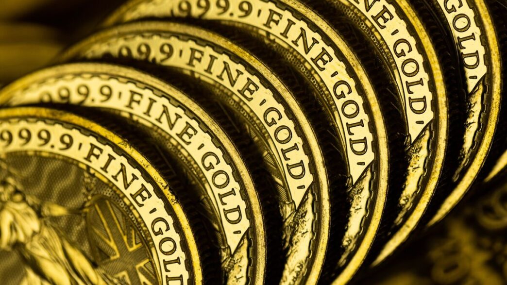 Ouro recua — foto ilustrativa