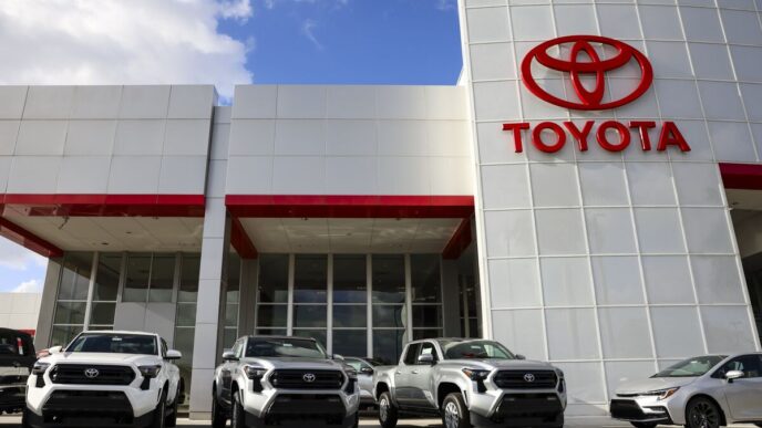 Toyota eleva lucro anual — foto ilustrativa