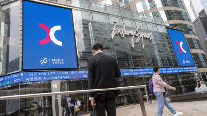Bolsa de Hong Kong recorde — foto ilustrativa