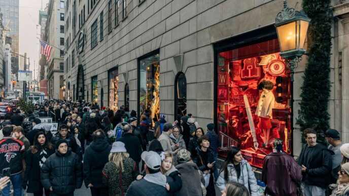 Gastos de fim de ano nos EUA — foto ilustrativa