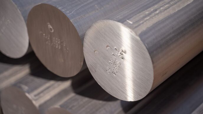 Alumínio na China — foto ilustrativa