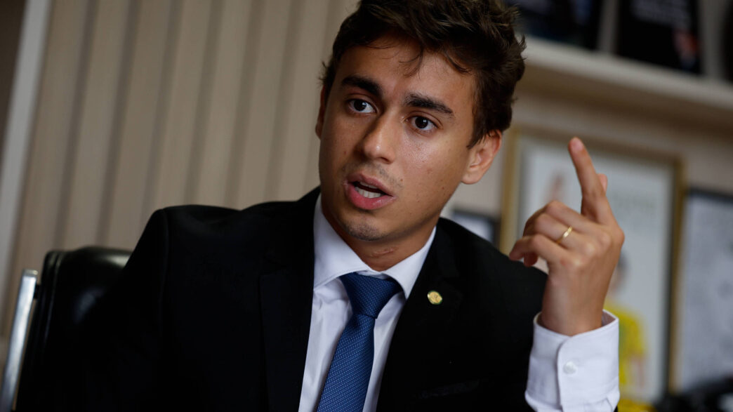 Nikolas Ferreira PT Partido dos Traficantes — foto ilustrativa