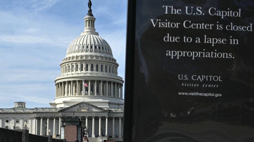 Paralisação do governo dos EUA — foto ilustrativa