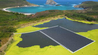 Usina de energia solar Fernando de Noronha — foto ilustrativa