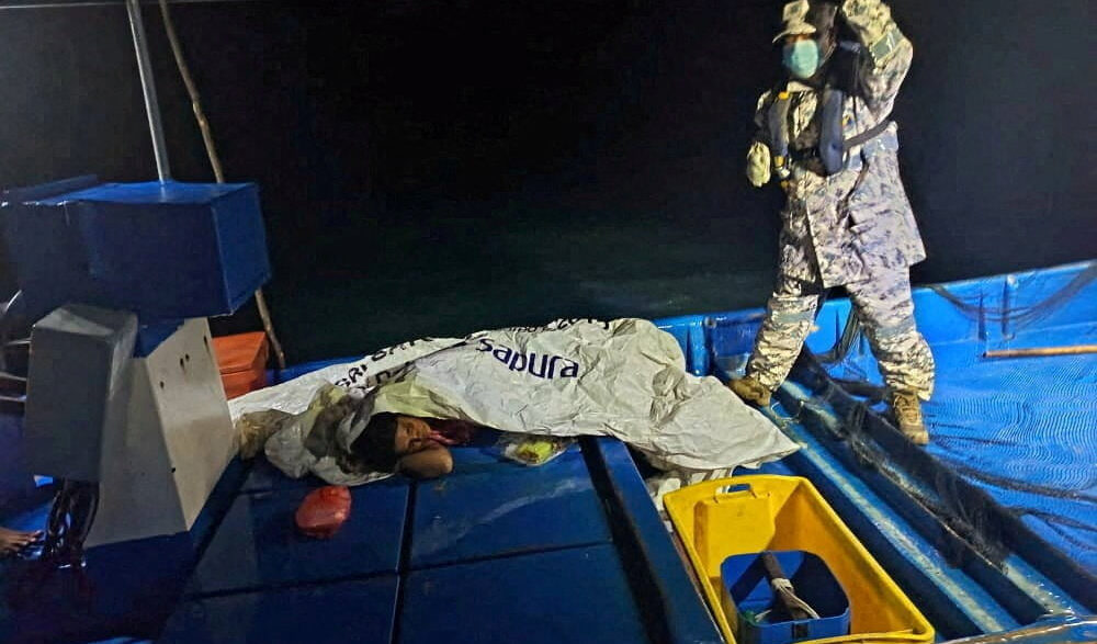 Naufrágio de barco rohingya na Malásia — foto ilustrativa