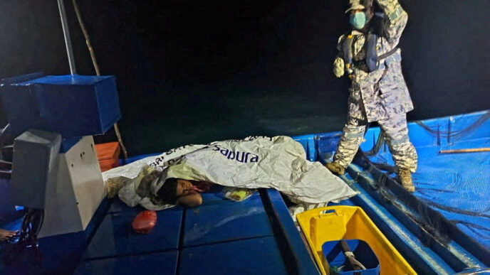 Naufrágio de barco rohingya na Malásia — foto ilustrativa